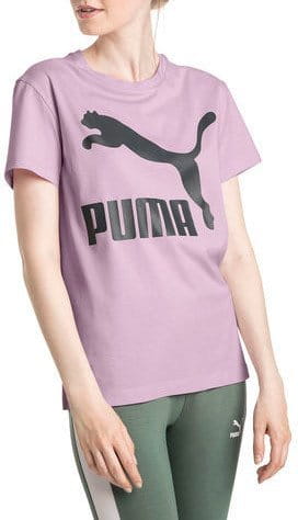Tricou Puma Classics Logo Tee Winsome Orchid