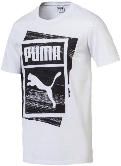 Tricou Puma Graphic Brand Box Tee White
