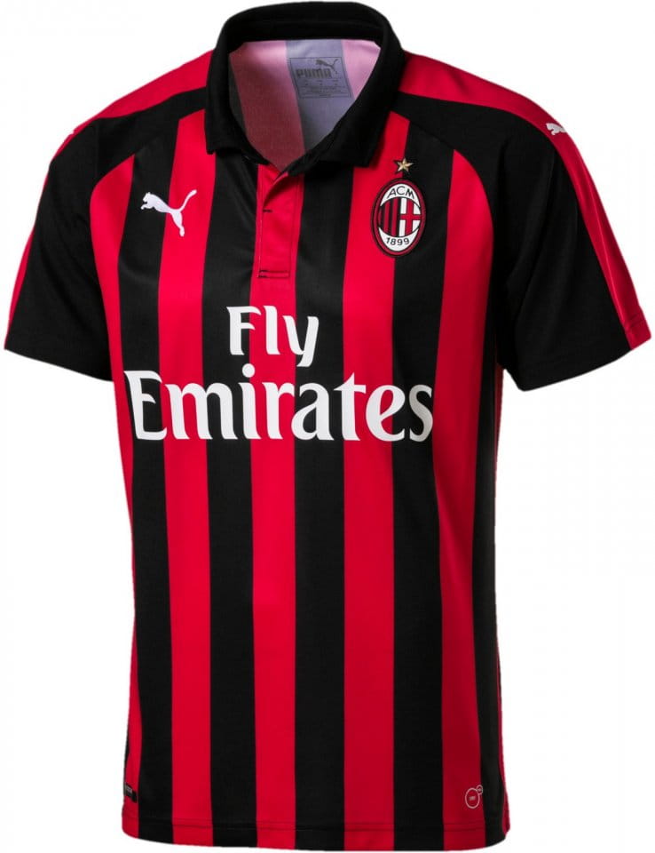 Bluza Puma AC Milan HOME Shirt Replica SS with Spon 2018/19