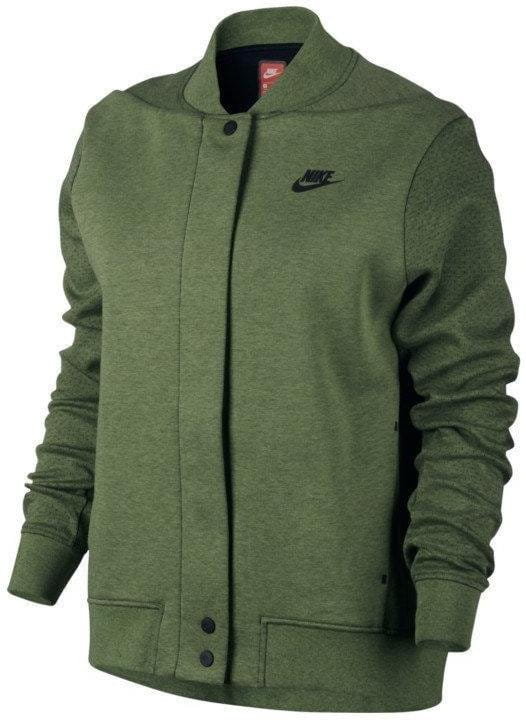 Jacheta Nike Tech fleece troyer khaki